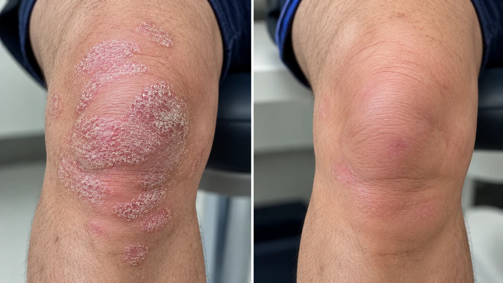 Laser Psoriasis Clinical Result 1